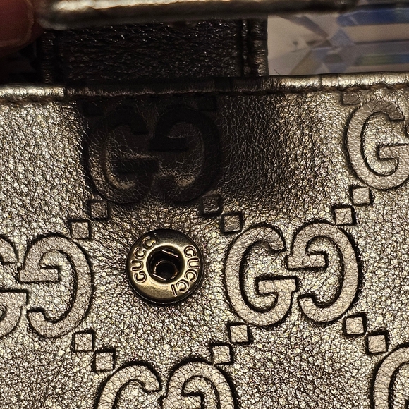 Host pick Gucci Guccissima Silver NWT vintage! - Picture 8 of 17